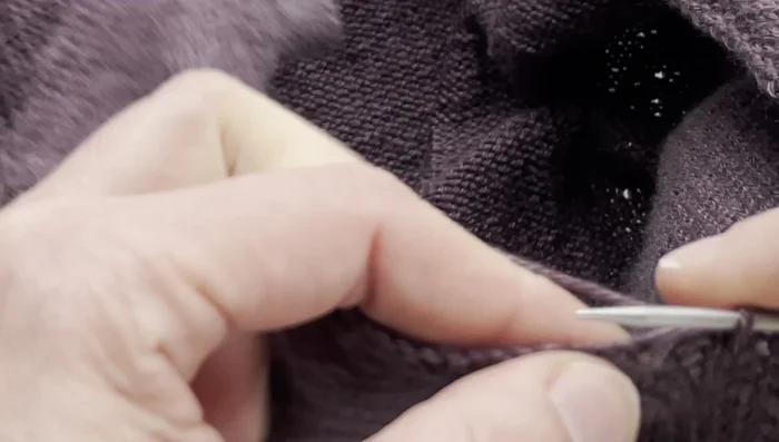 Place a marker at the beginning of the round (center stitch).