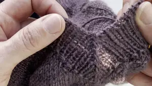 The Cleanest V-Neck Finish: A Step-by-Step Knitting Tutorial
