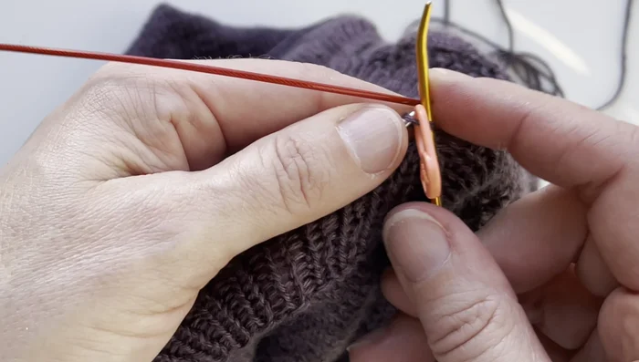 Weave in the ends for a clean finish.