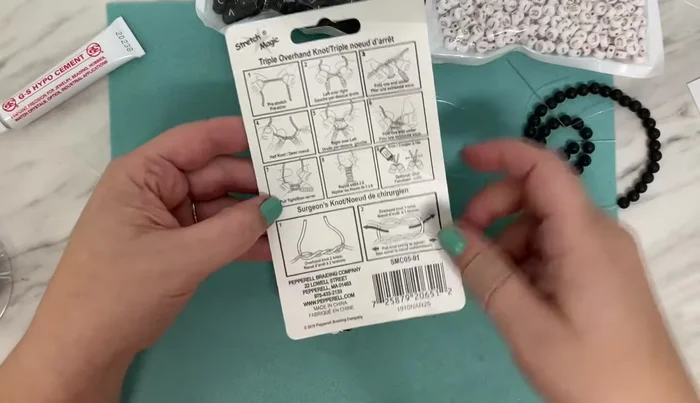 Let it Dry: Allow the glue to dry completely to secure the knot.