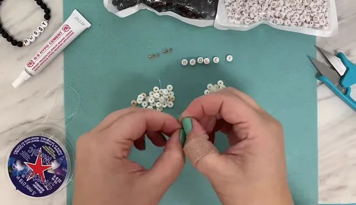 Let it Dry: Allow the glue to dry completely to secure the knot.