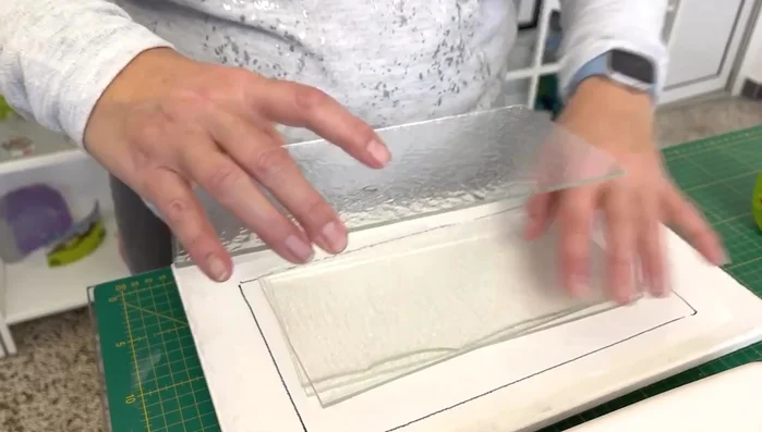 Prefuse glass elements: Pre-fuse layers of glass with marine life embellishments to maintain shape during the final fusing process.