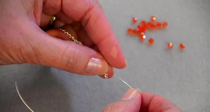 Cut off the excess wire.