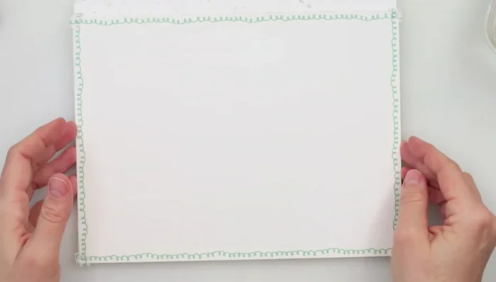 Let the masking fluid dry completely until slightly sticky to the touch.