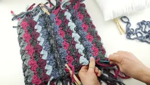 Cozy Crochet Shells Pillow Cover Tutorial: A Scrap Yarn Masterpiece