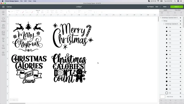 Adjust the size and placement of your SVG designs until you are satisfied with the arrangement on your plate.
