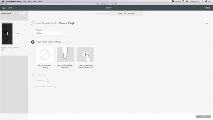 Weed out the unwanted parts of your vinyl design, leaving only the design elements to be etched. Use a light pad to help with weeding small details.