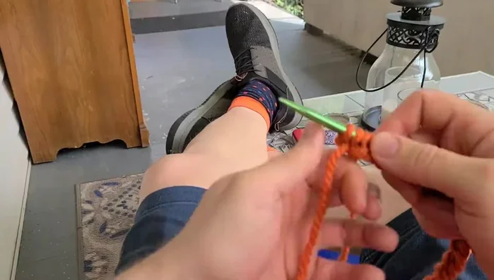 Cast on 56 stitches using the long tail cast-on method.