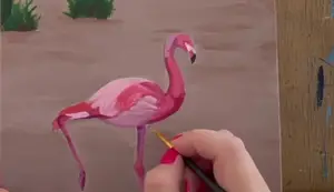 Vibrant Flamingo Painting: A Step-by-Step Guide