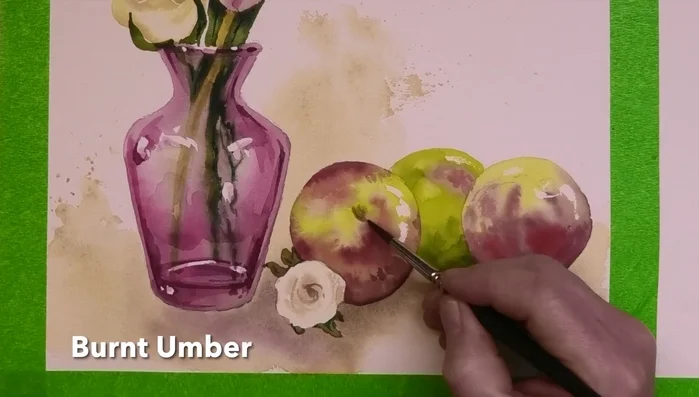 Add white gouache highlights for a glass-like sparkle.