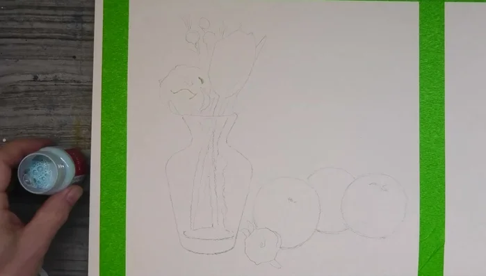 Apply masking fluid to preserve highlights.