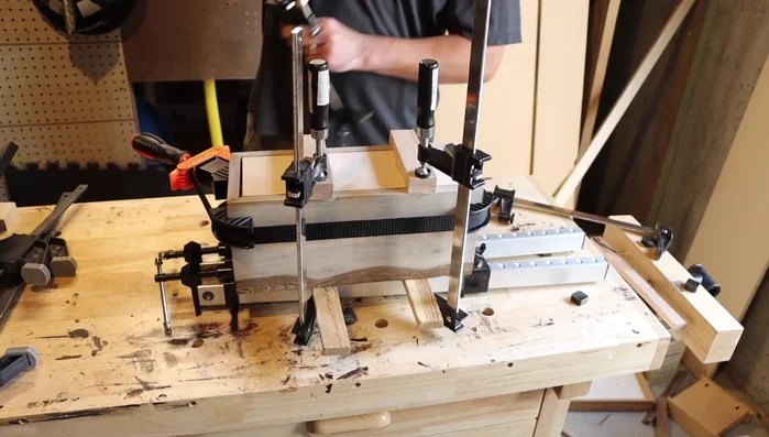 Apply finish (salad bowl finish used in this example).