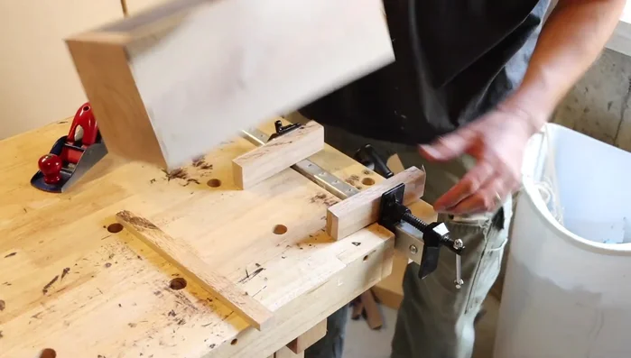 Apply finish (salad bowl finish used in this example).