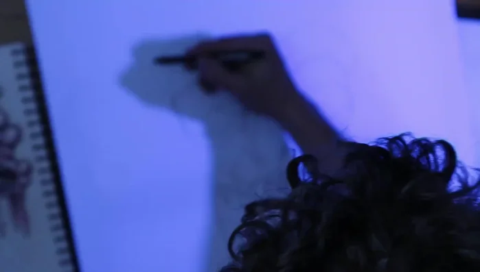 Creating clean outlines on the canvas.