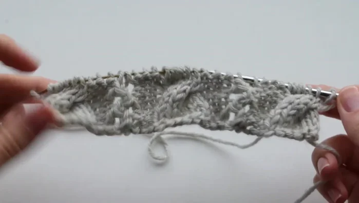 Work in pattern (detailed below) until headband measures approximately 50 centimeters (19.5 inches).