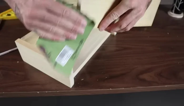 Sand all cut ends to ensure smooth surfaces for easier assembly and a cleaner finish.