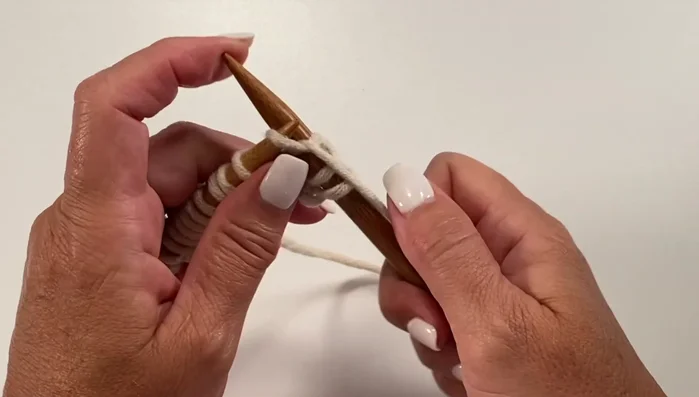 Rows 4-5: Knit across all stitches.