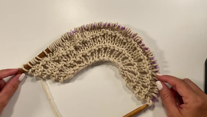 Rows 12-14: Repeat rows 4-6.