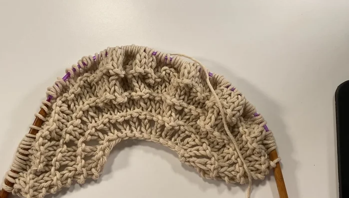 Rows 16-18: Repeat rows 4-6.