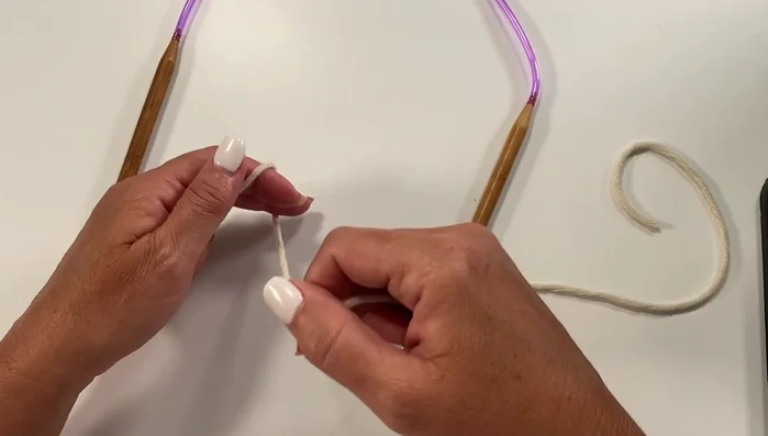 Cast on 15 stitches using your preferred method (long tail cast on shown in video).