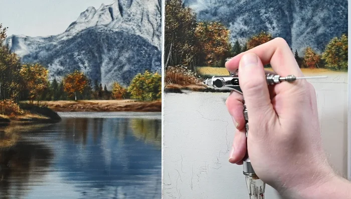 Glaze sepia lightly over the bush to further refine highlights and shadows.