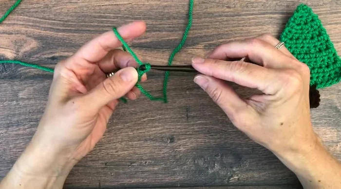 Place two half double crochets in the next stitch.