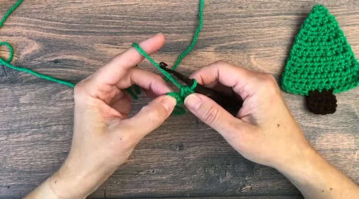 Place two half double crochets in the next stitch.