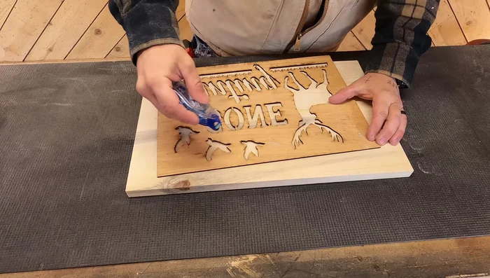 Reduce router bit depth to 3/16 inch for deer antlers and other areas needing more depth.