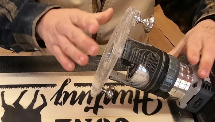 Reduce router bit depth to 3/16 inch for deer antlers and other areas needing more depth.