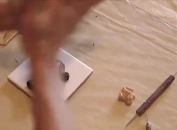 Add a small black ball for the nose.