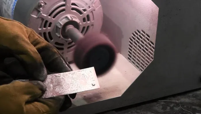 Polish the cuff to a desired finish.