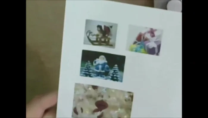 Cut out the printed pictures.