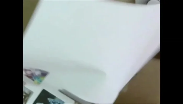 Cut out the printed pictures.