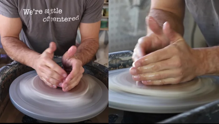 Use your fingers to further refine the shape, ensuring it's about ½ to ¾ inch thick in the center.