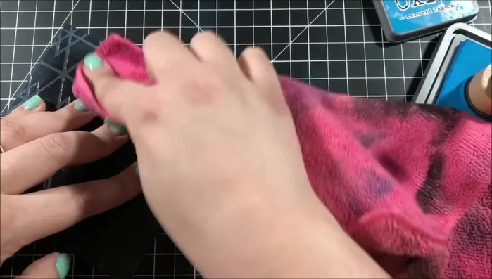 Attach background to card base with foam tape.