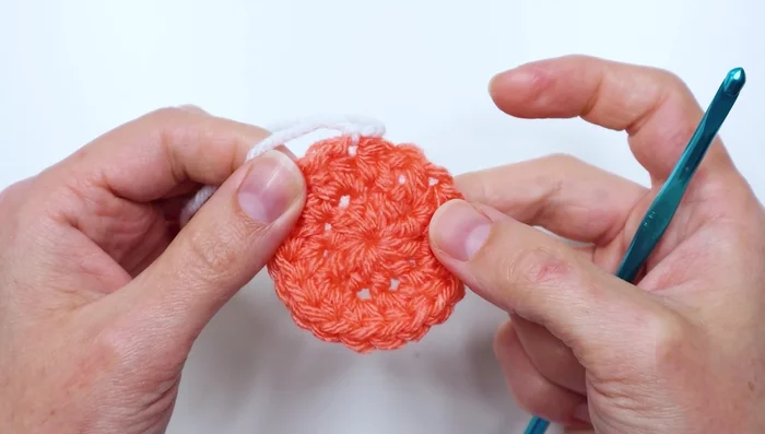 Slip stitch to finish the petal.