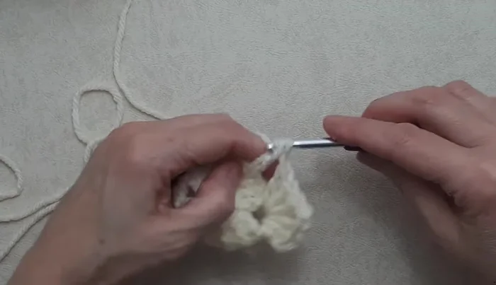 Slip stitch to join, skipping the beginning chain 2.