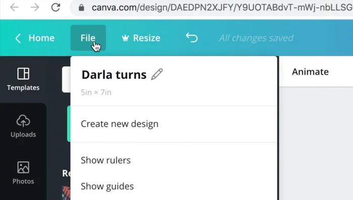Download your completed invitation.