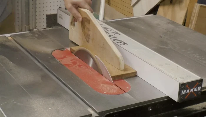 Glue and install the shelf piece.