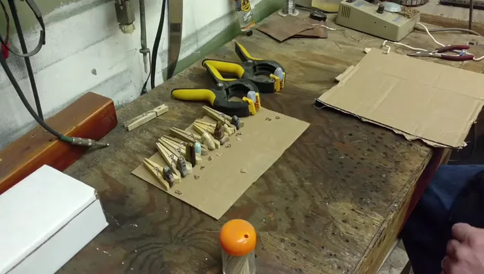 Prepare the bails (small loops) for the pendants.