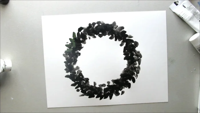 Add a yellow-green mix to highlight areas and add more variety and depth.