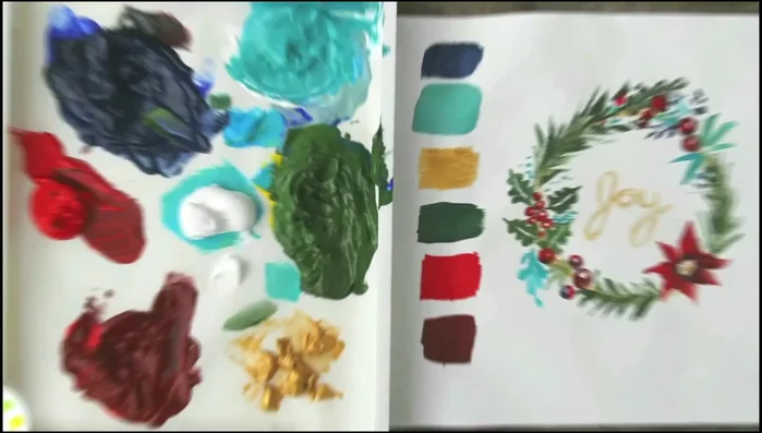 Outline the circle with a pen or pencil. (If using a pencil, the lines will wash away)