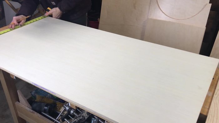 Create a pattern, measure, and mark cut lines on paper.