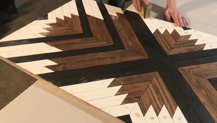 Touch up paint and let it dry.