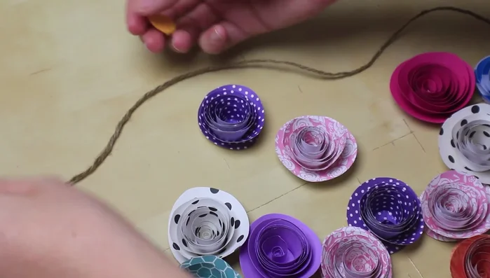 Cut a long piece of twine.