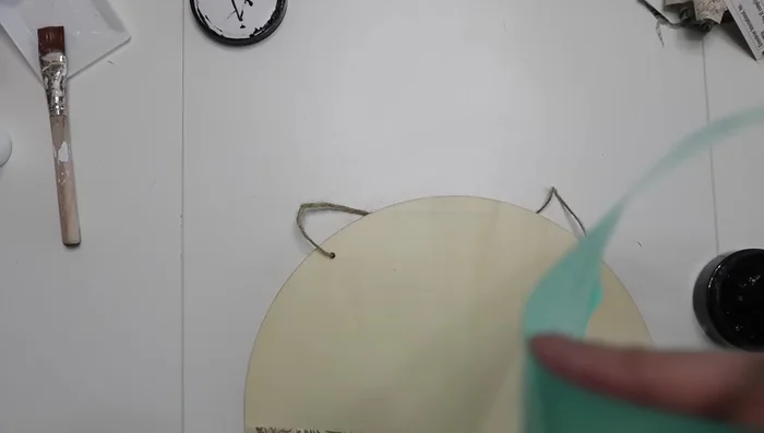 Trim excess fabric once the Mod Podge is dry.