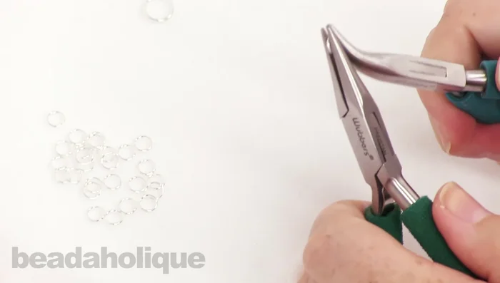 Repeat steps 4-8 to add more links, until desired bracelet length is reached.