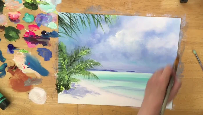 Paint the windows using a flat brush and a combination of white and black for gray, highlighting with white.