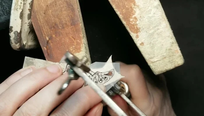 Cut out the hummingbird shapes using the saw.