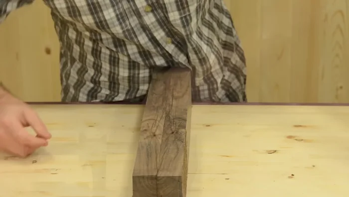 Cut 4.5-inch pieces from the milled board.